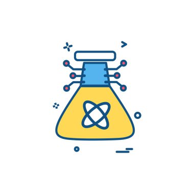 Yapay kabı istihbarat simge vektör tasarımı