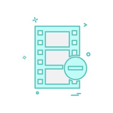 Film simge tasarlamak vektör