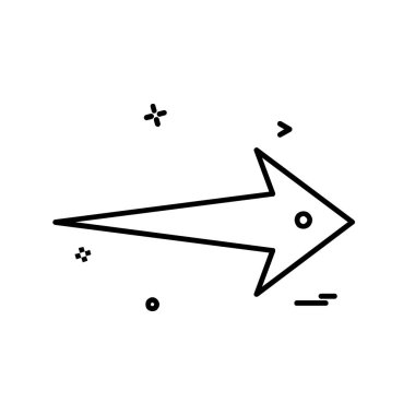 Sağ ok simge tasarlamak vektör