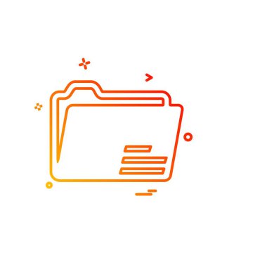 İş simgesi tasarım vektörü