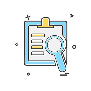 Metin simge tasarlamak vektör 