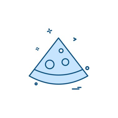 Gıda simgesi tasarım vektörü