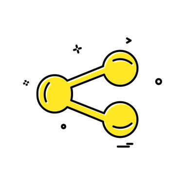 Simge tasarım vektörünü paylaş