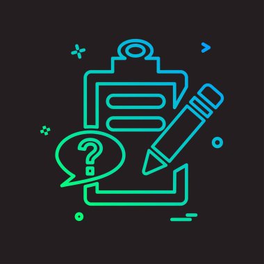 Eğitim simge tasarlamak vektör