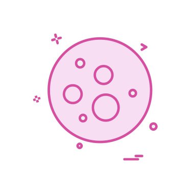 Bakteri simge tasarlamak vektör