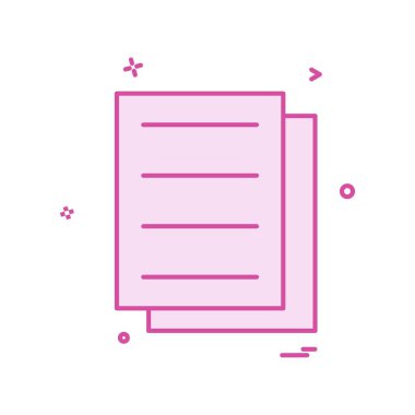 dosyaları belge simge vektör tasarımı 