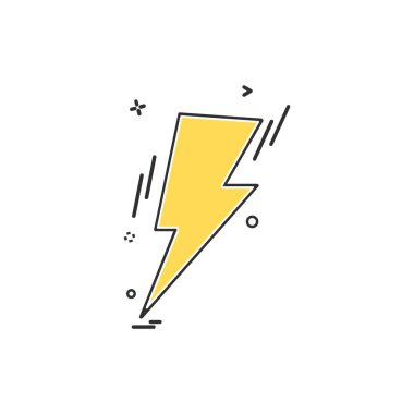 Batarya simgesi tasarım vektörü