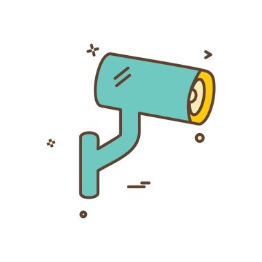 Kamera simgesi tasarım vektörü