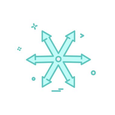 Yıldız simgesi tasarlamak vektör 