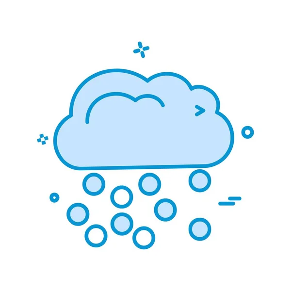 Weather Icon Design Vector — Stock Vector