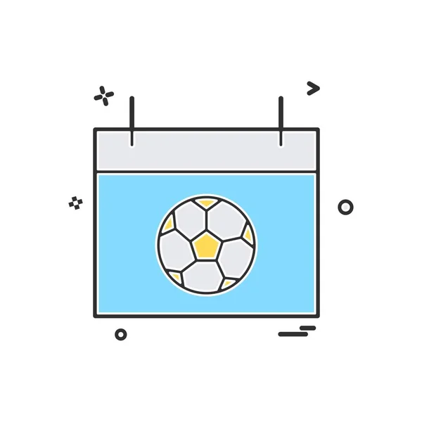 Calendário Ícone Vetor Design — Vetor de Stock