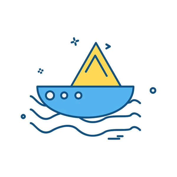 Úszás Ikonra Design Vektor Illusztráció — Stock Vector