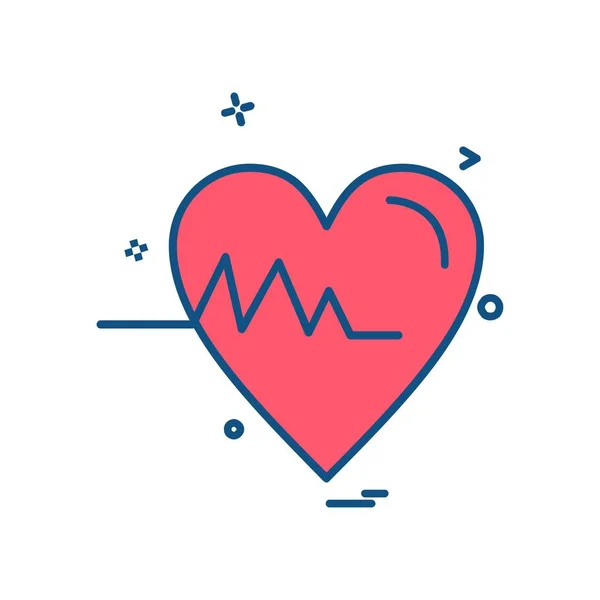 Valentine Day Icon Design Vecteur — Image vectorielle