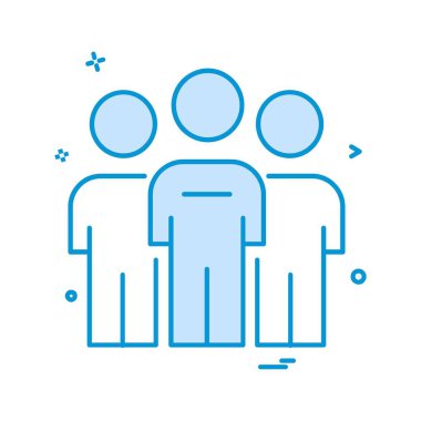 Avatar simge tasarım vektörü