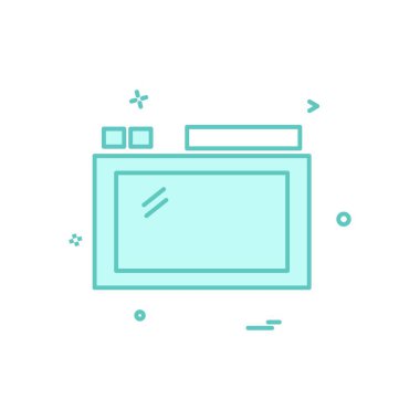 Web yerleşim simgesi tasarım vektörü