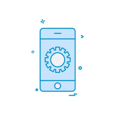 Akıllı telefon simge tasarlamak vektör 