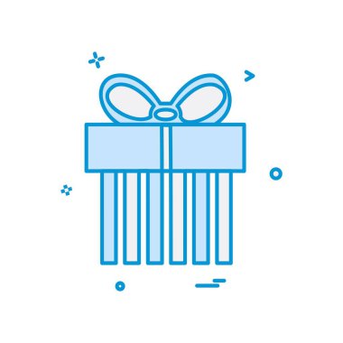 Giftbox simge tasarlamak vektör