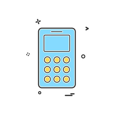 Akıllı telefon simge tasarlamak vektör 