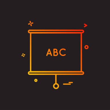 grafik diagrame office simge vektör tasarımı