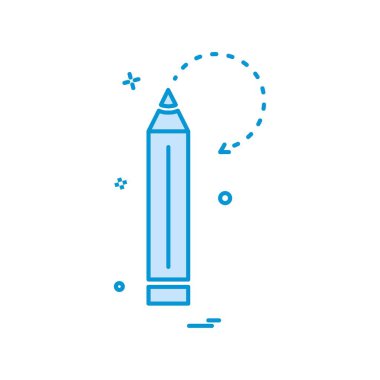 kalem okul kırtasiye simge vektör tasarımı