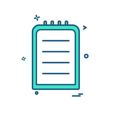 Pano simgesi tasarım, renkli vektör çizim