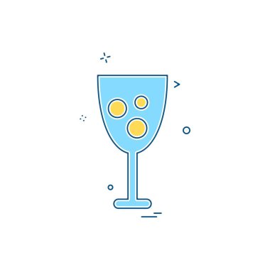 Gıda simgesi tasarım vektörü