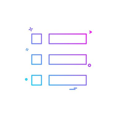 Menü simge tasarlamak vektör