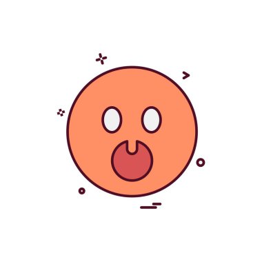 Emoji simgeleri tasarım vektörü 