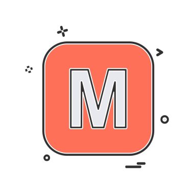 İngilizce alfabe simge tasarlamak vektör 