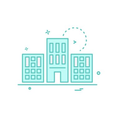 Emlak simge tasarlamak vektör