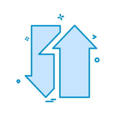 Ok simgesi tasarım vektörü