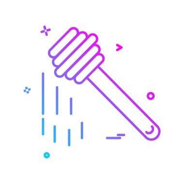 Gıda simgesi tasarım vektörü