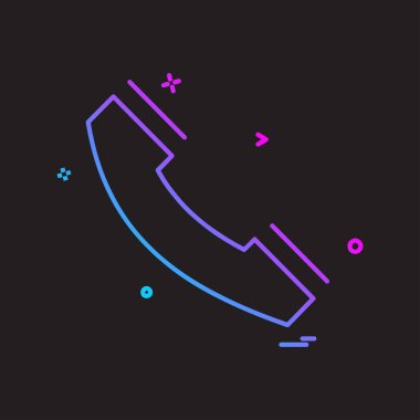 Arama simgesi tasarım, renkli vektör çizim