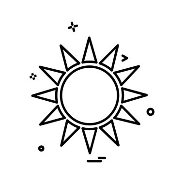 Hava simgesi tasarım vektörü 