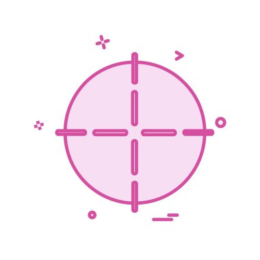 Hedef simge tasarlamak vektör