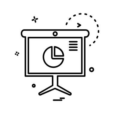 İş simgesi tasarım vektörü 