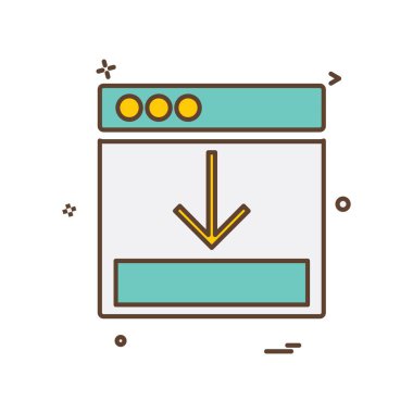 Web düzeni simge tasarım vektörü