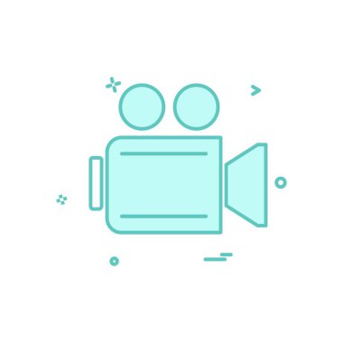 Kamera simgesi tasarım vektörü