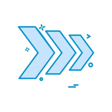 Ok simgesi tasarım vektörü