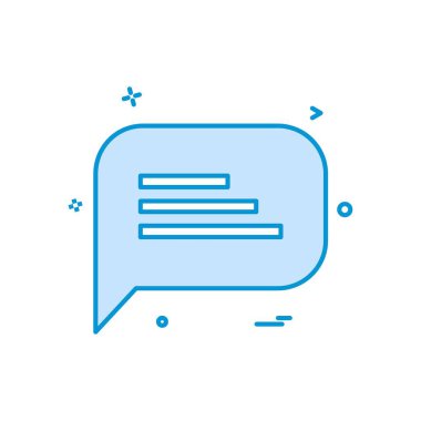  SMS sohbet simge vektör tasarımı