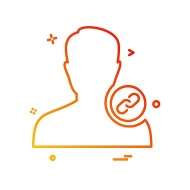 Avatar erkek simge tasarım vektörü