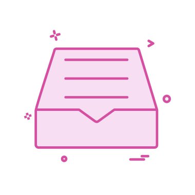 Dropbox simge tasarlamak vektör