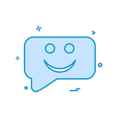 İleti simge tasarlamak vektör