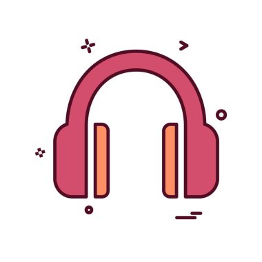 Müzik simge tasarlamak vektör 