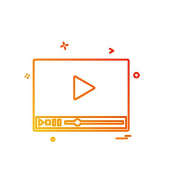 Ortam ve Kamera simgesi tasarım vektörü 