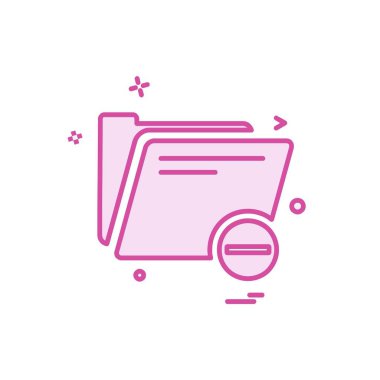 Klasör simge tasarlamak vektör