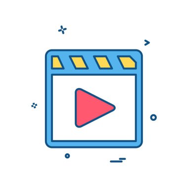 Ortam simgesi tasarım vektörü