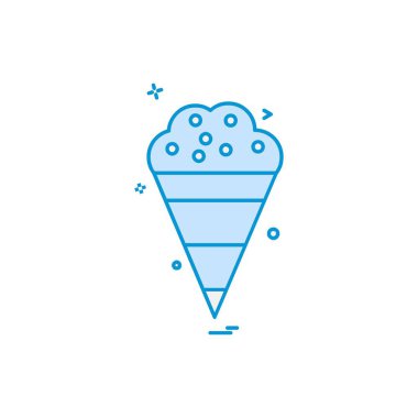 Gıda simgesi tasarım vektörü