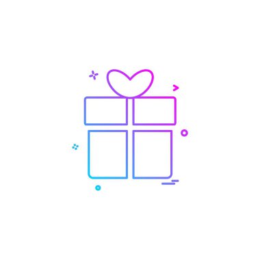 Doğum günü simgesi tasarım vektörü 