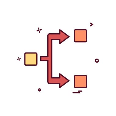 Ağ simgesi tasarım vektörü